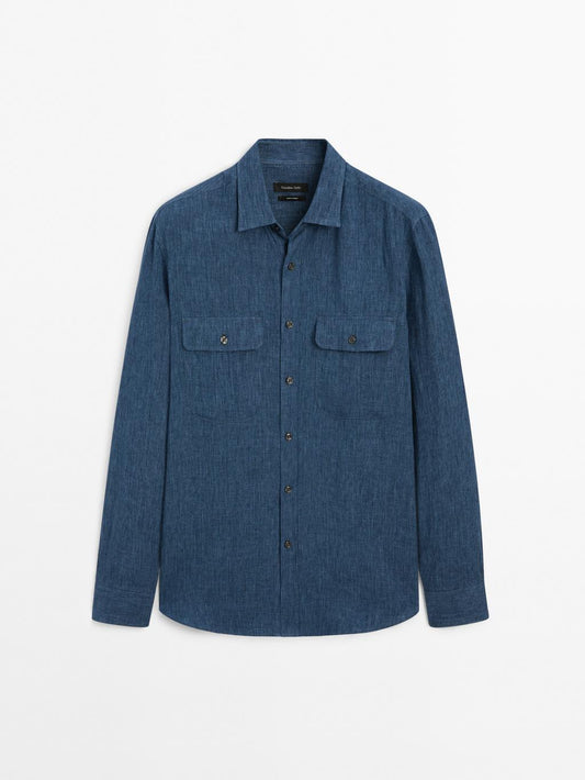 Regular fit faded shirt