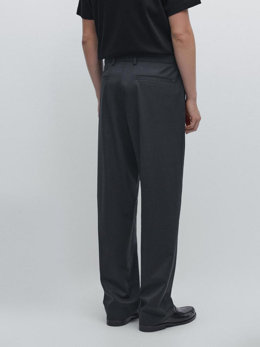 Comfort waist trousers with interior elastic