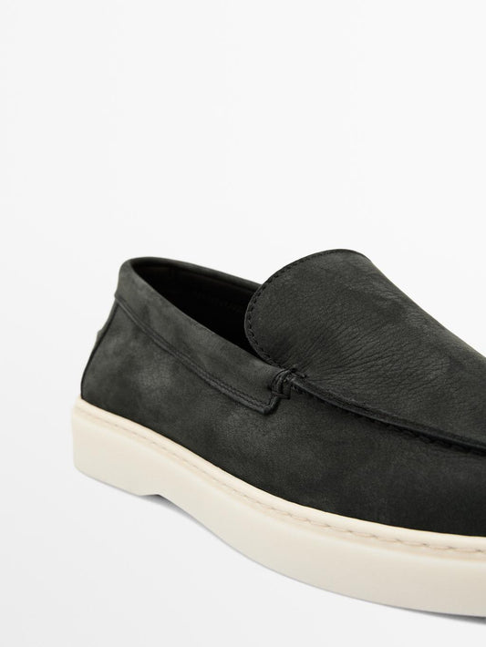 Nubuck loafers