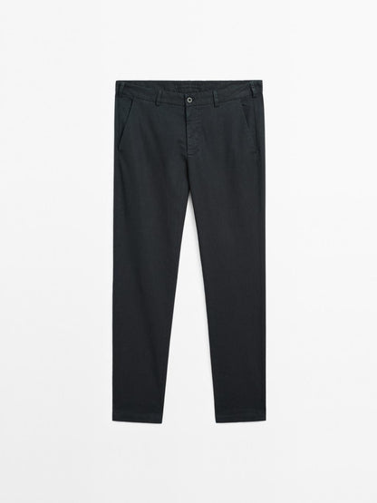 Slim fit trousers