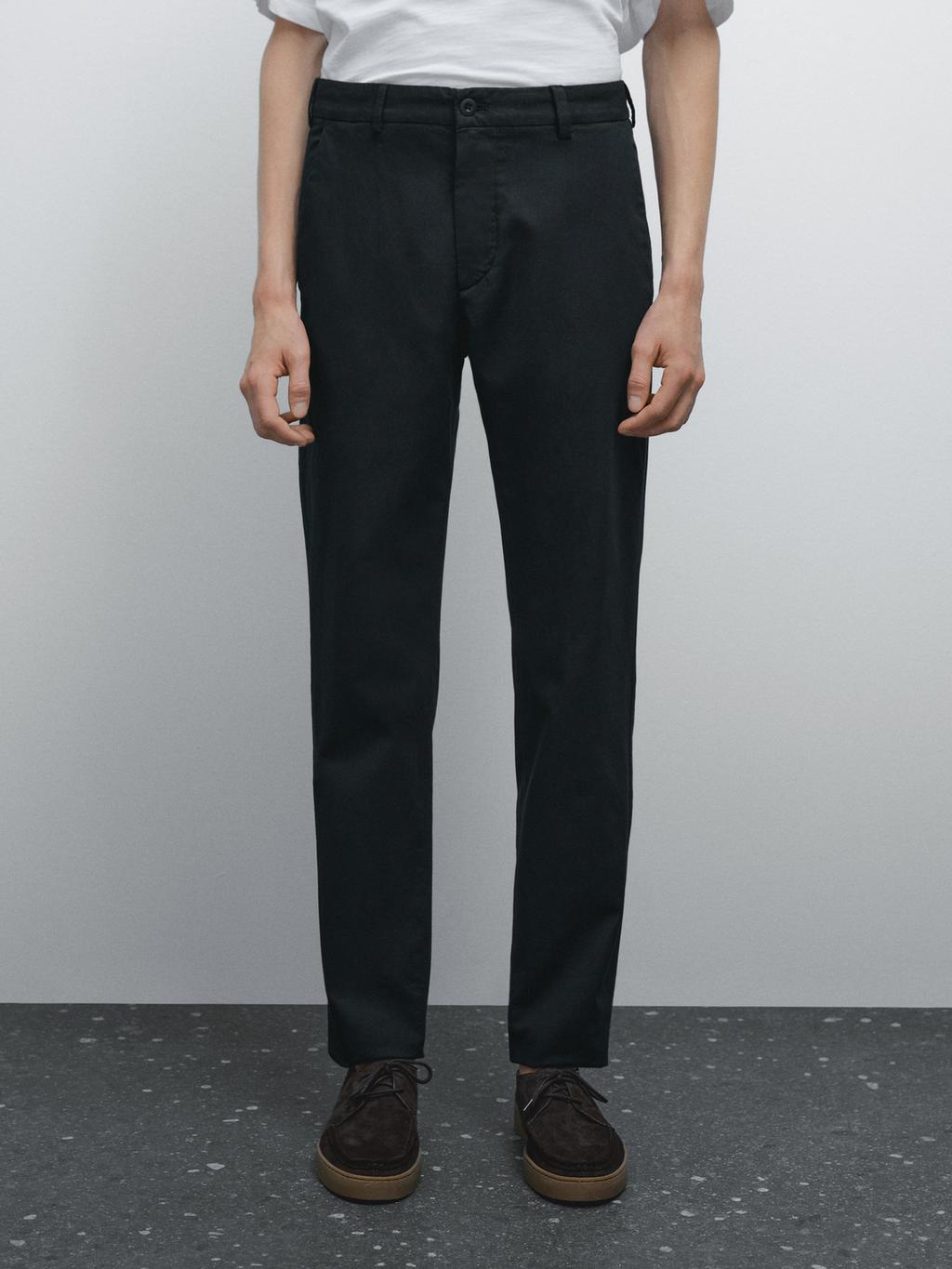 Slim fit trousers
