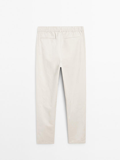 Cotton blend joggers