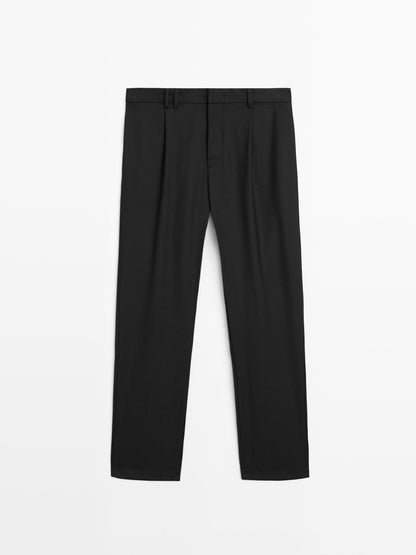Relaxed fit trousers