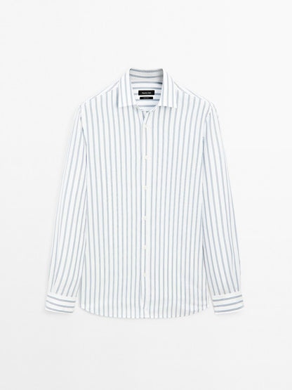 Slim fit 100% cotton shirt