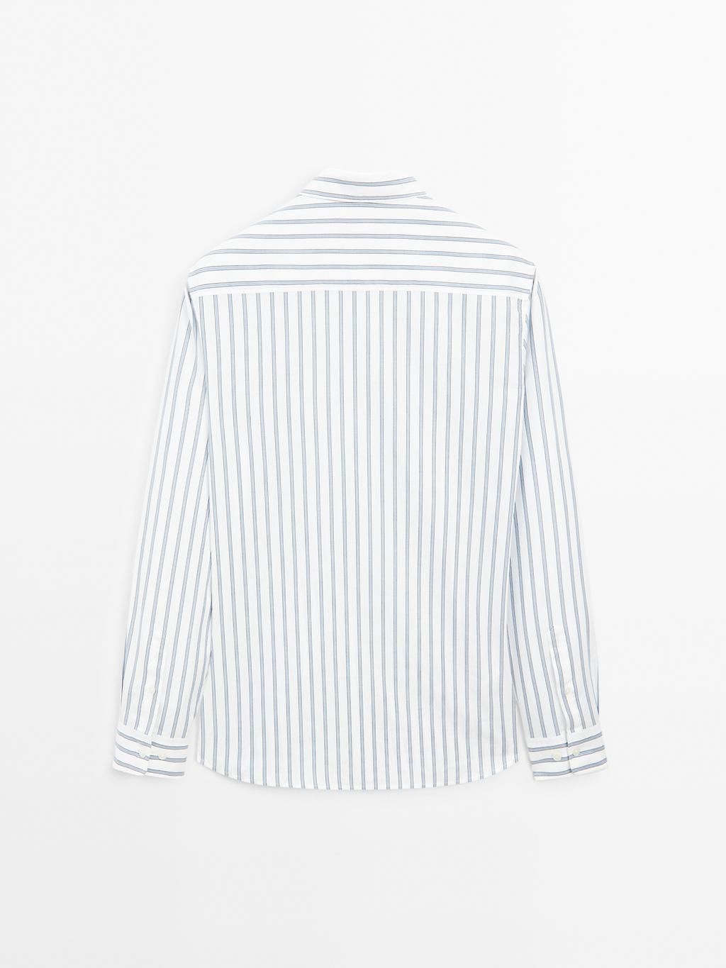 Slim fit 100% cotton shirt