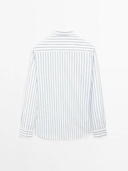 Slim fit 100% cotton shirt