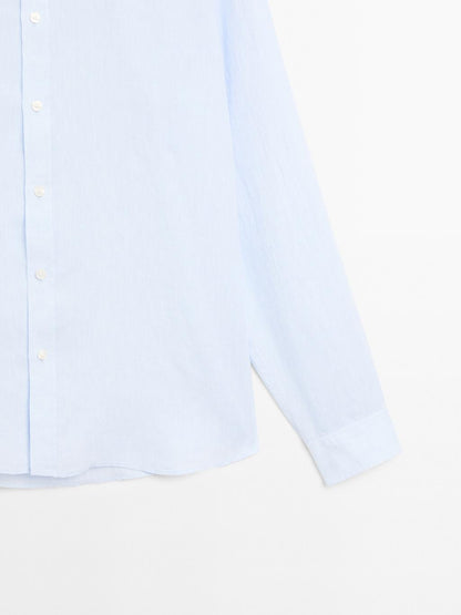 100% linen regular fit shirt