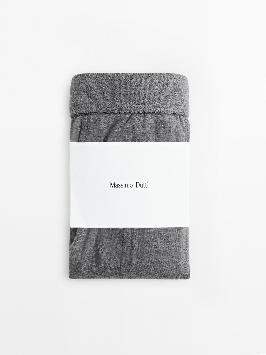 Plain cotton blend boxers