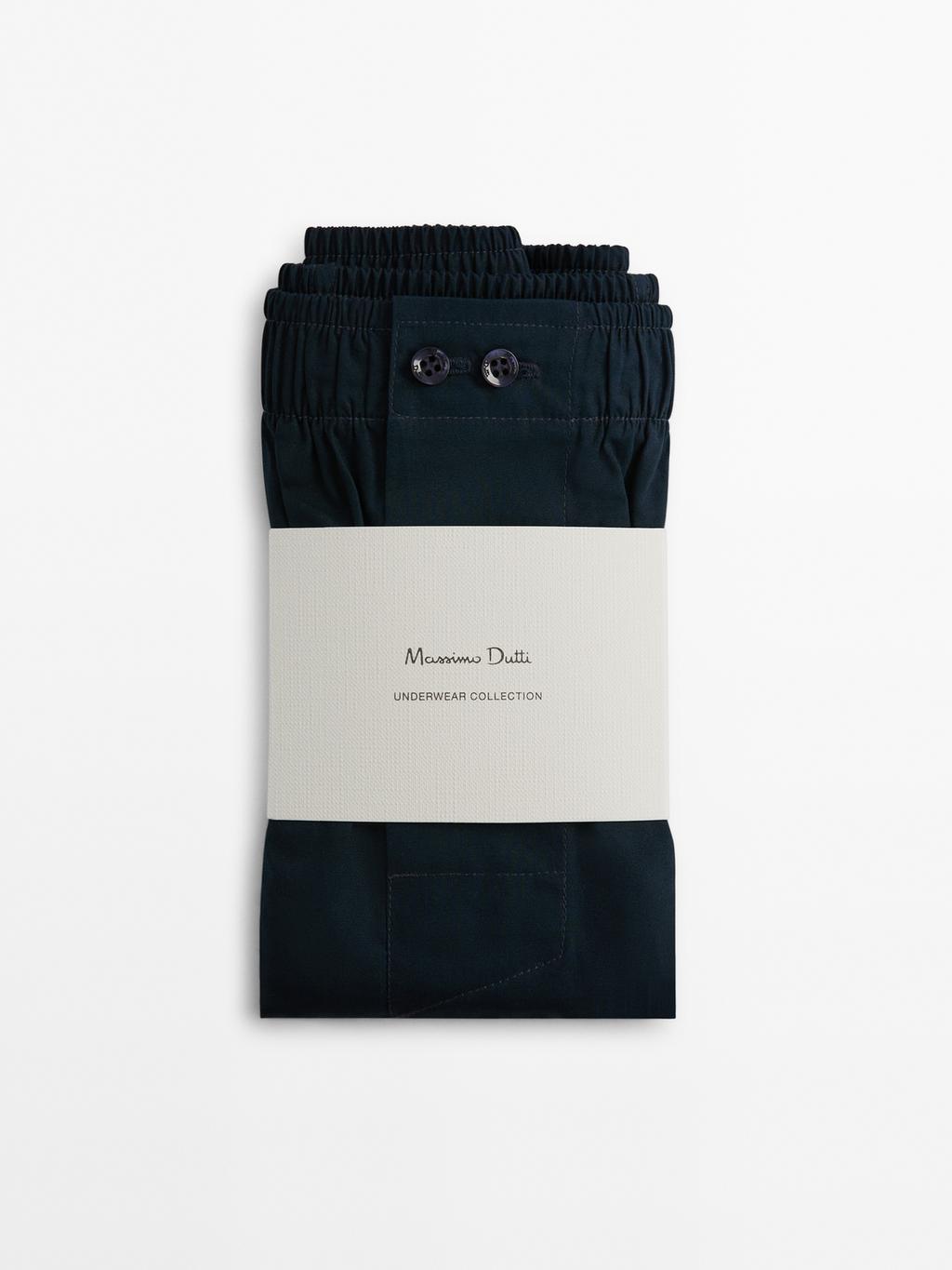 100% cotton poplin boxers
