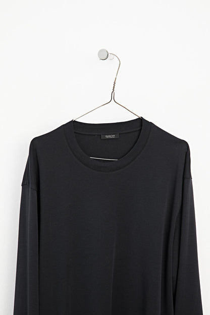 Long sleeve medium weight cotton T-shirt