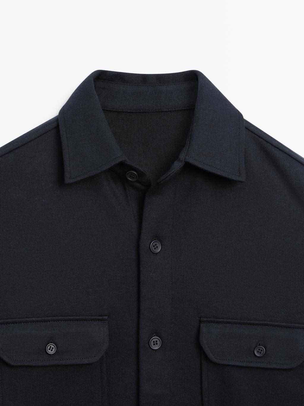 Overshirt with chest pockets