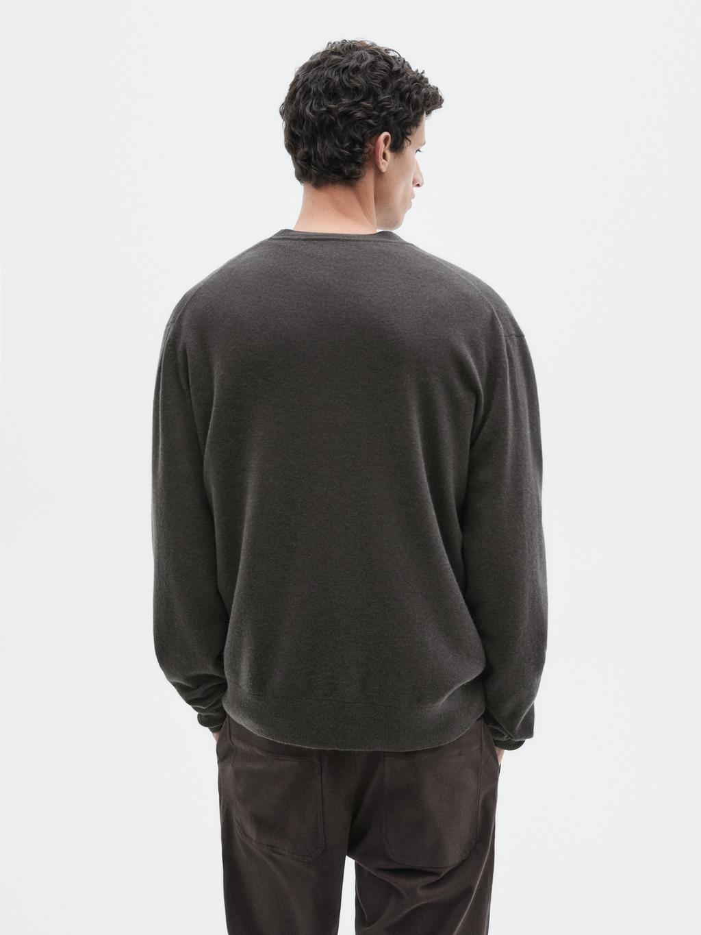 Knit wool and cashmere blend sweater - LIMITED