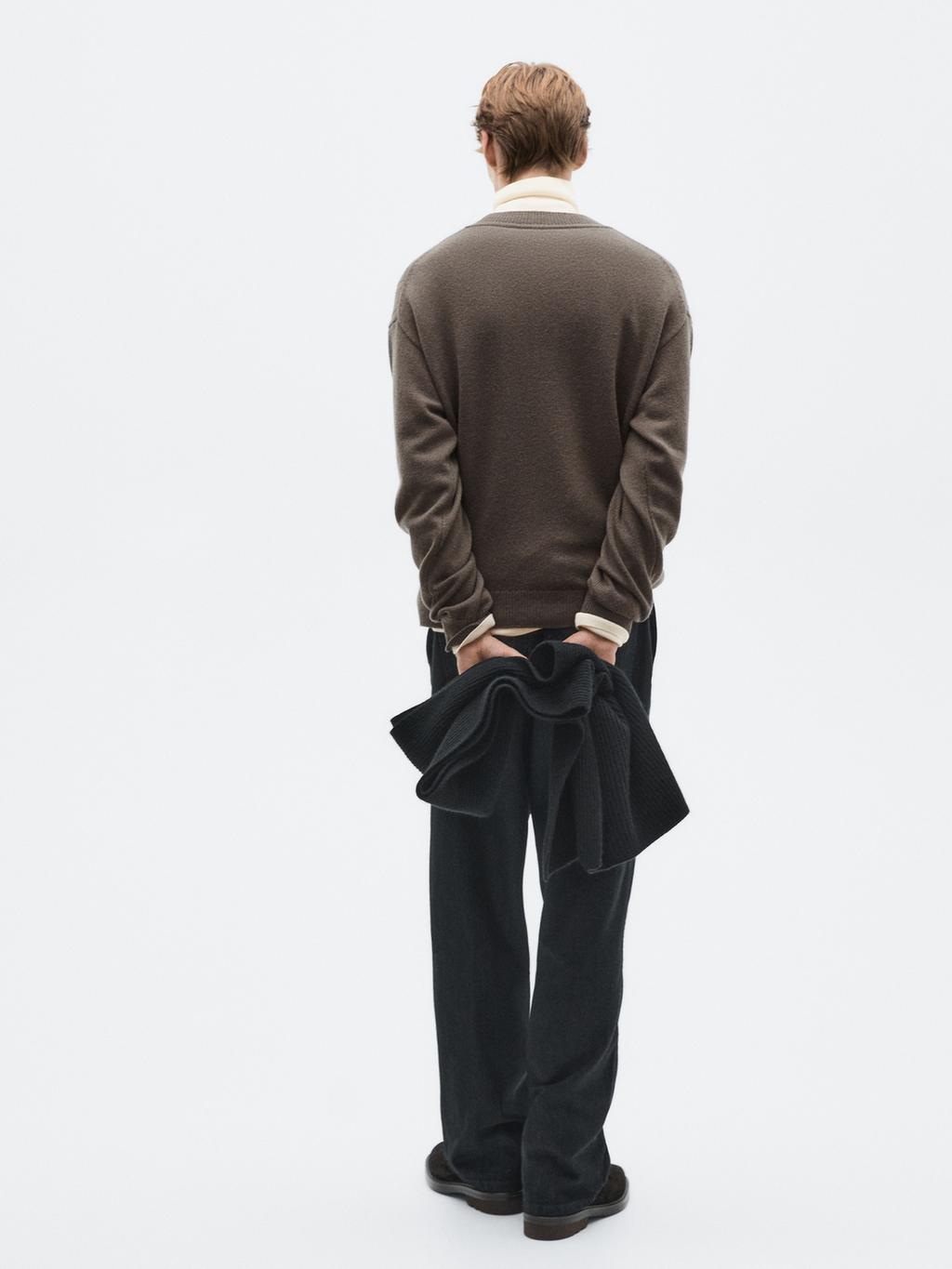 Knit wool blend sweater - LIMITED