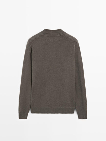 Knit wool blend sweater - LIMITED