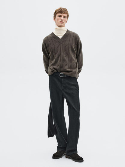 Knit wool blend sweater - LIMITED