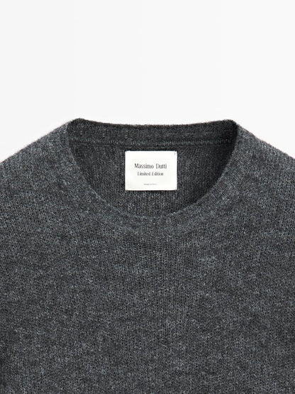 Knit alpaca blend sweater - LIMITED