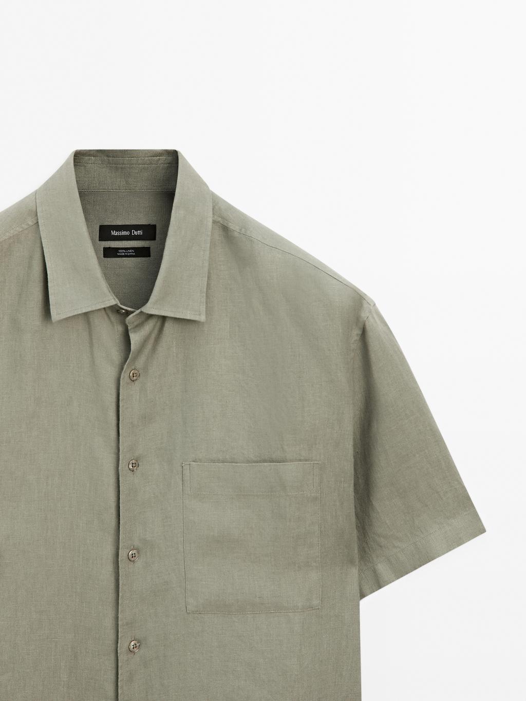 Regular fit short sleeve shirt