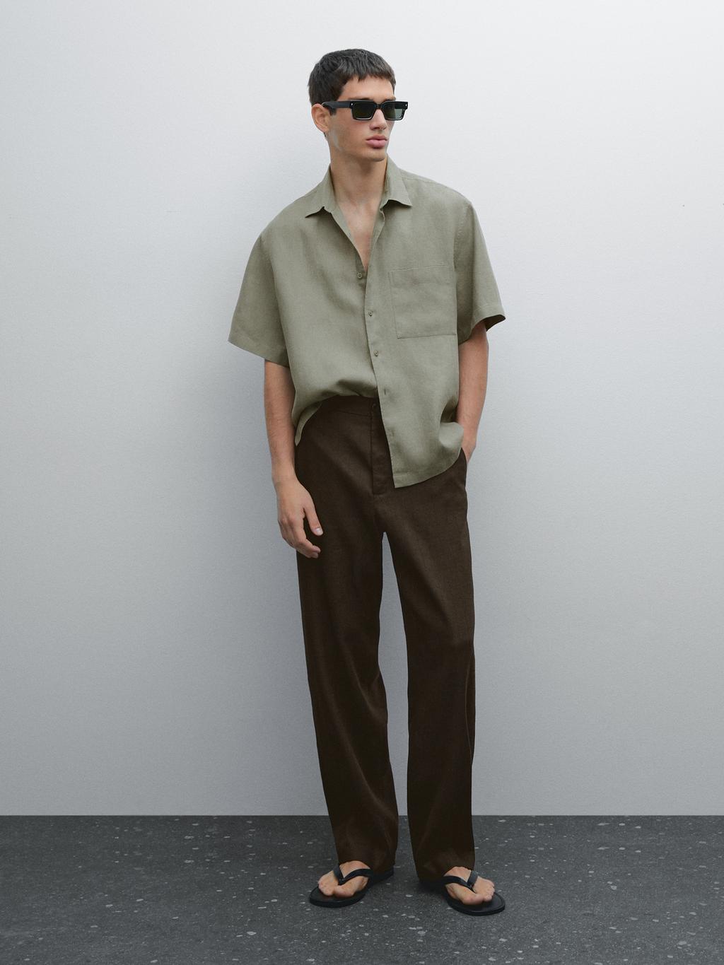 Regular fit short sleeve shirt