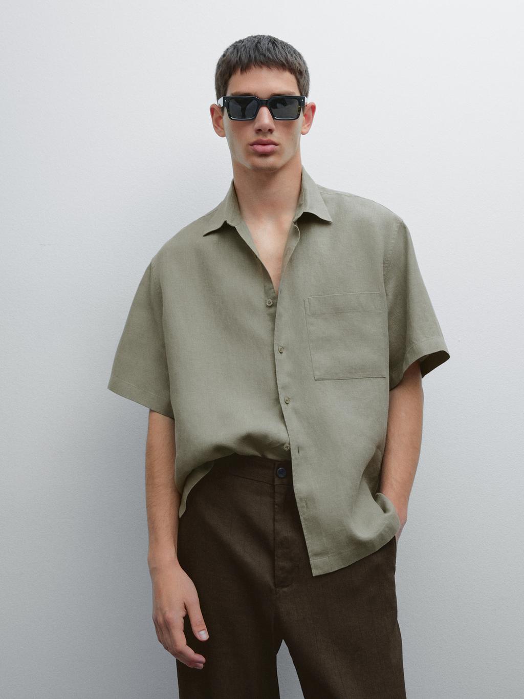 Regular fit short sleeve shirt