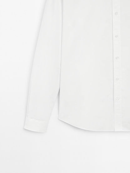 Regular fit poplin shirt