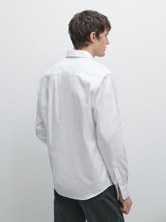 Regular fit textured shirt
