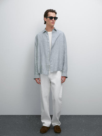 Regular fit striped shirt