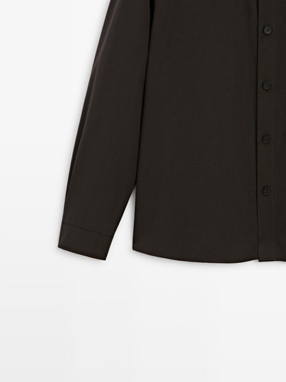 Relaxed fit shirt with pocket