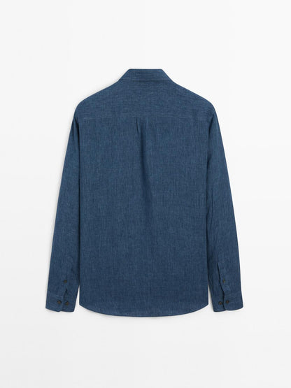 Regular fit faded shirt