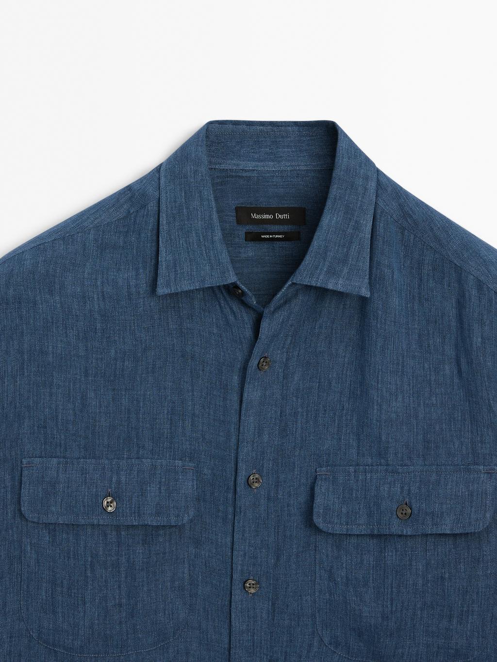 Regular fit faded shirt