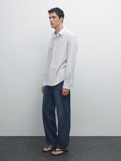 Regular fit striped shirt