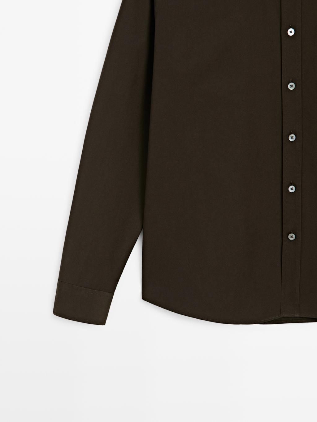 Regular-fit shirt with pocket