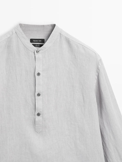 100% linen shirt