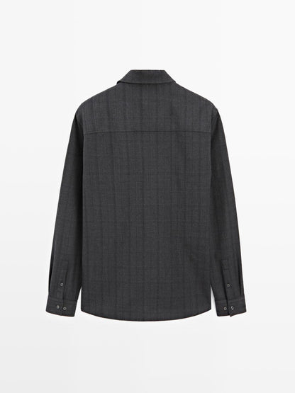 Regular fit check shirt