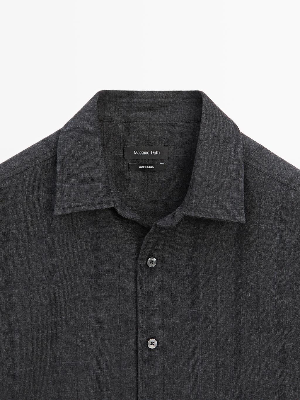 Regular fit check shirt