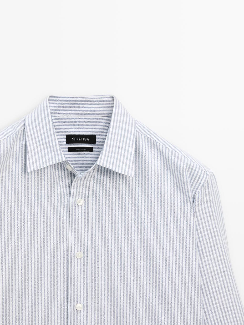 Regular fit striped shirt