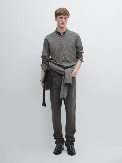 Regular fit check shirt