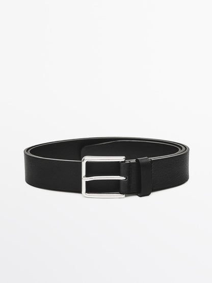 Nappa leather belt