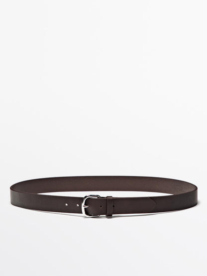Soft nappa leather belt