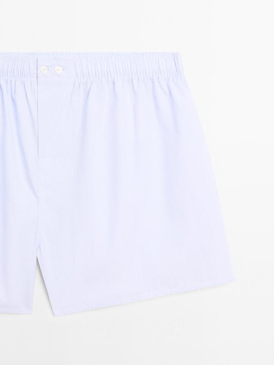 100% cotton micro-striped boxers