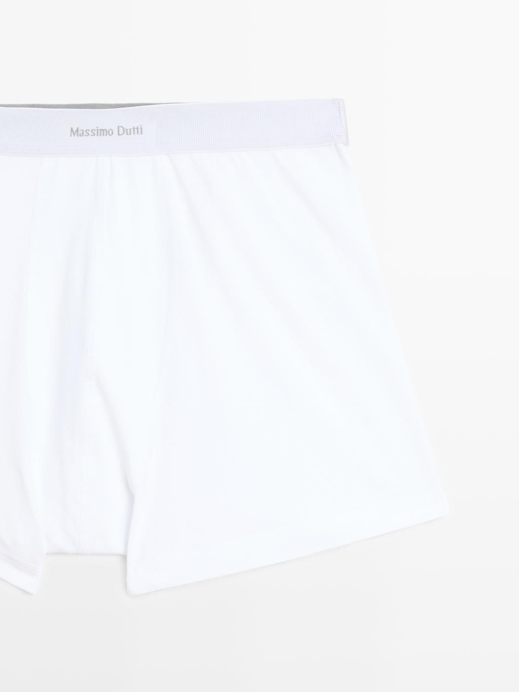 Boxers with logo waistband