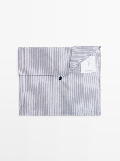 100% cotton striped pyjamas with long sleeve T-shirt