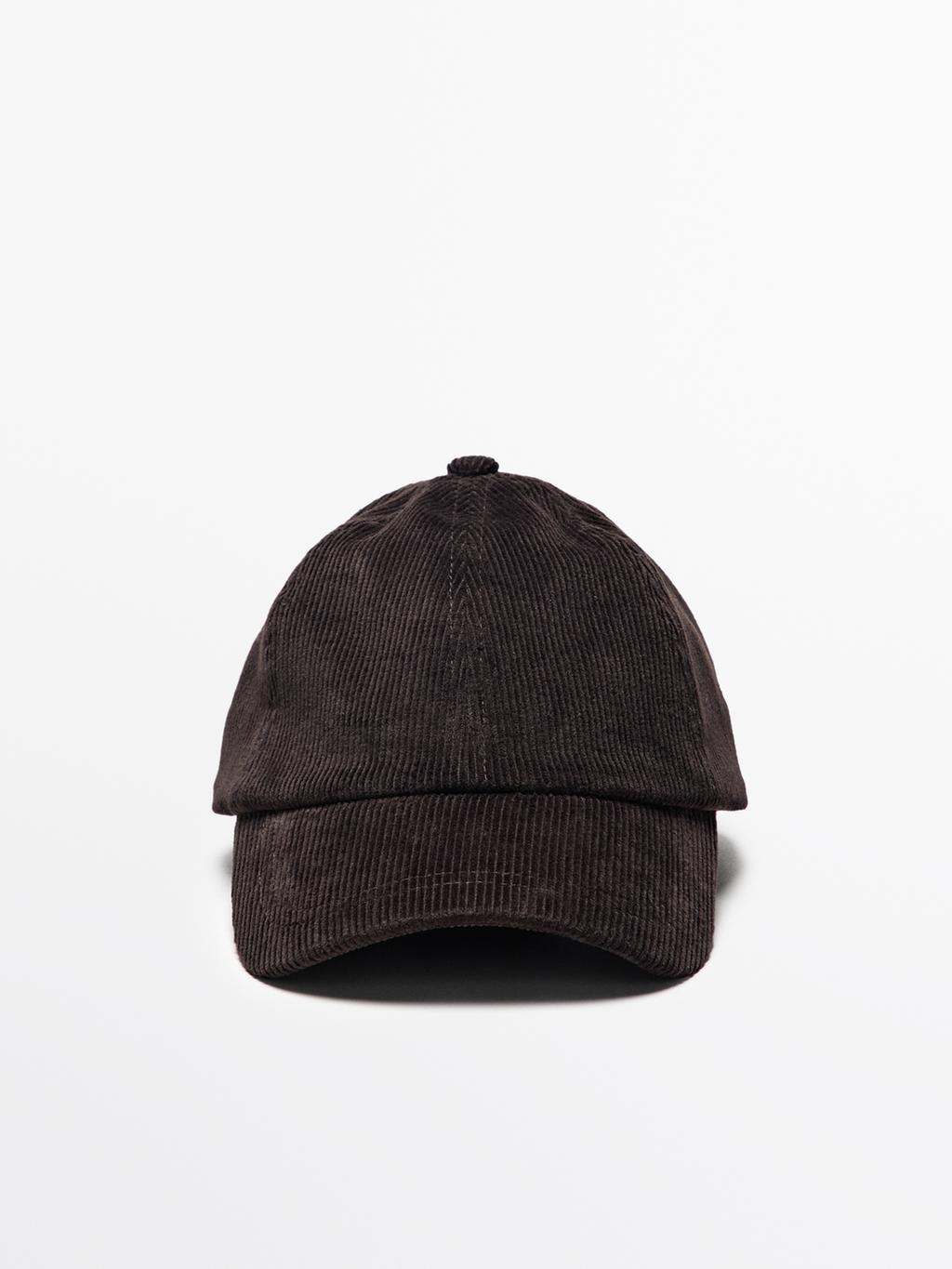 Corduroy cap