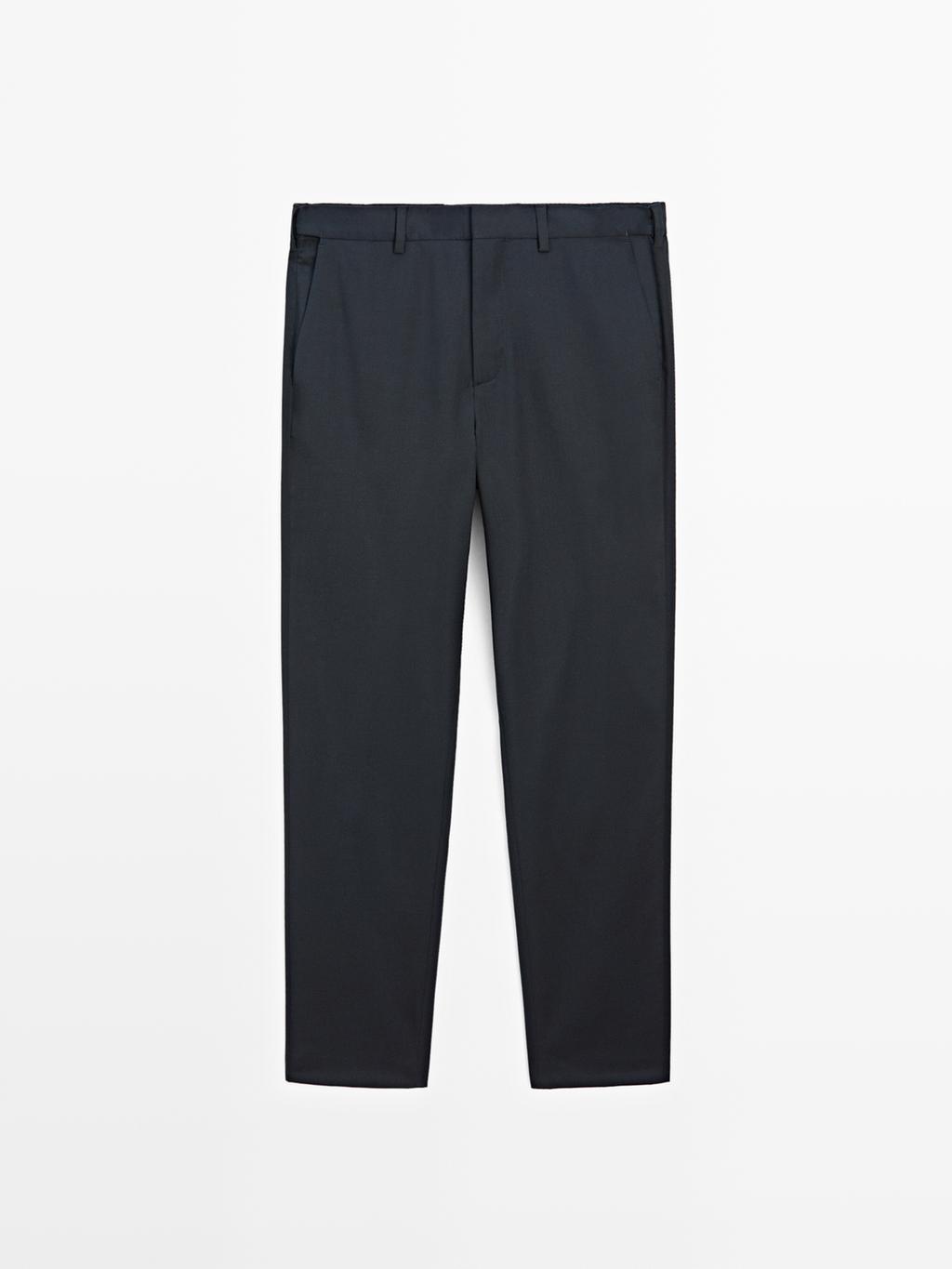 Comfort waist trousers with interior elastic