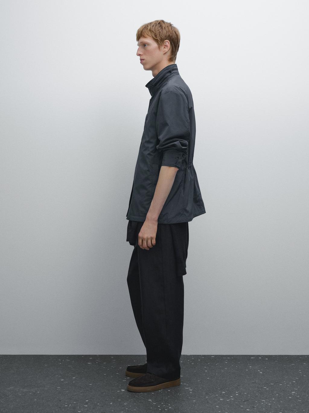 Technical fabric jacket