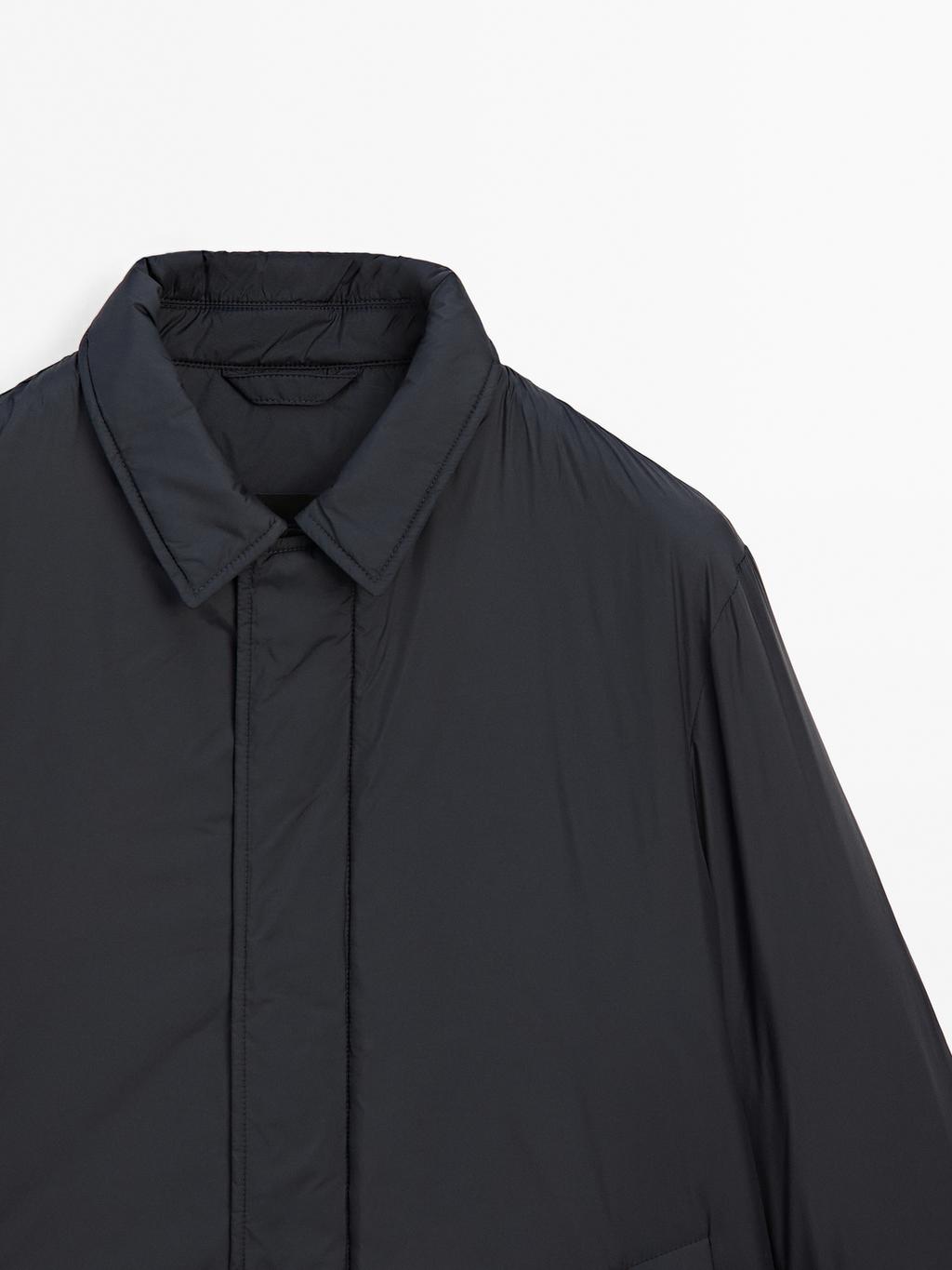 Water-repellent ultra lightweight down blend parka