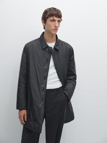 Water-repellent ultra lightweight down blend parka