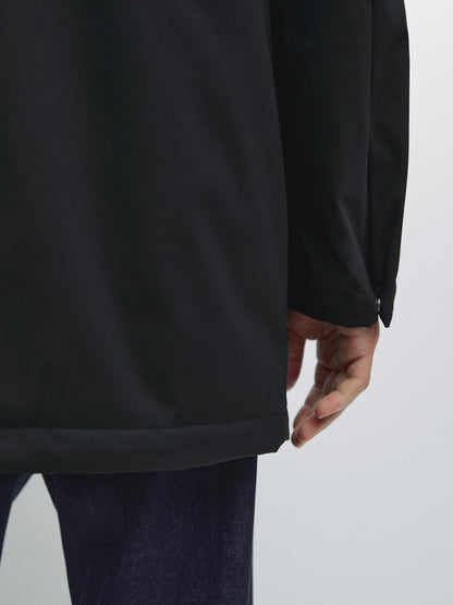 Water-repellent down blend parka