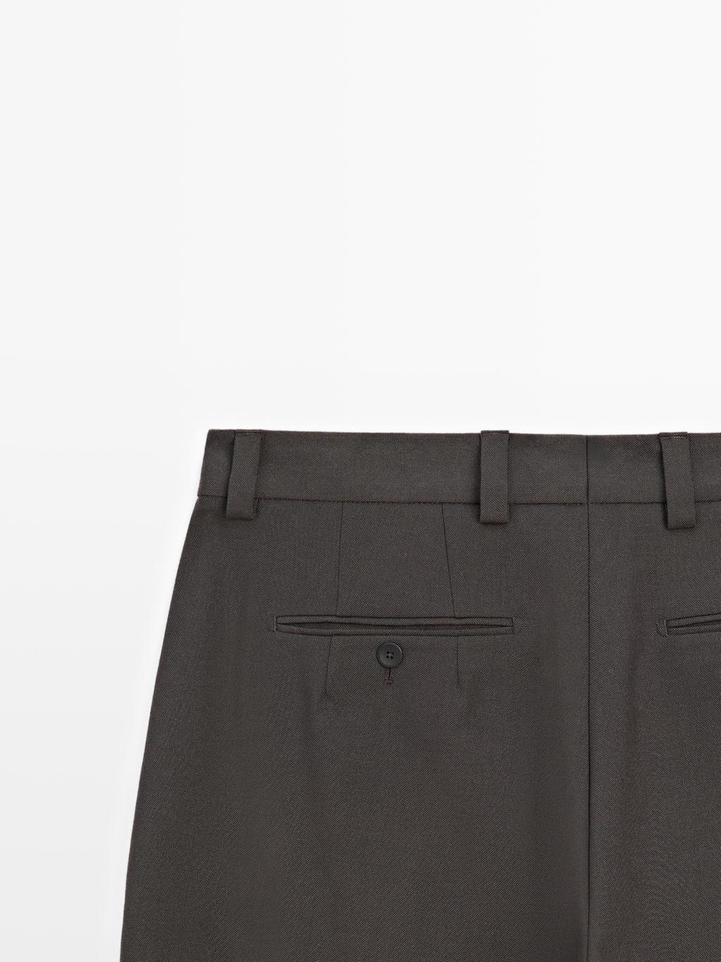 100% wool suit trousers - LIMITED