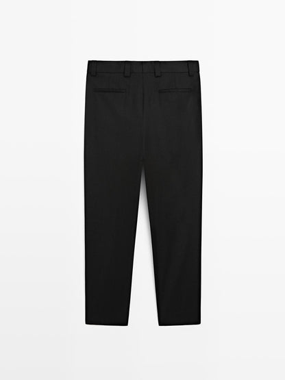 Flannel suit trousers - LIMITED