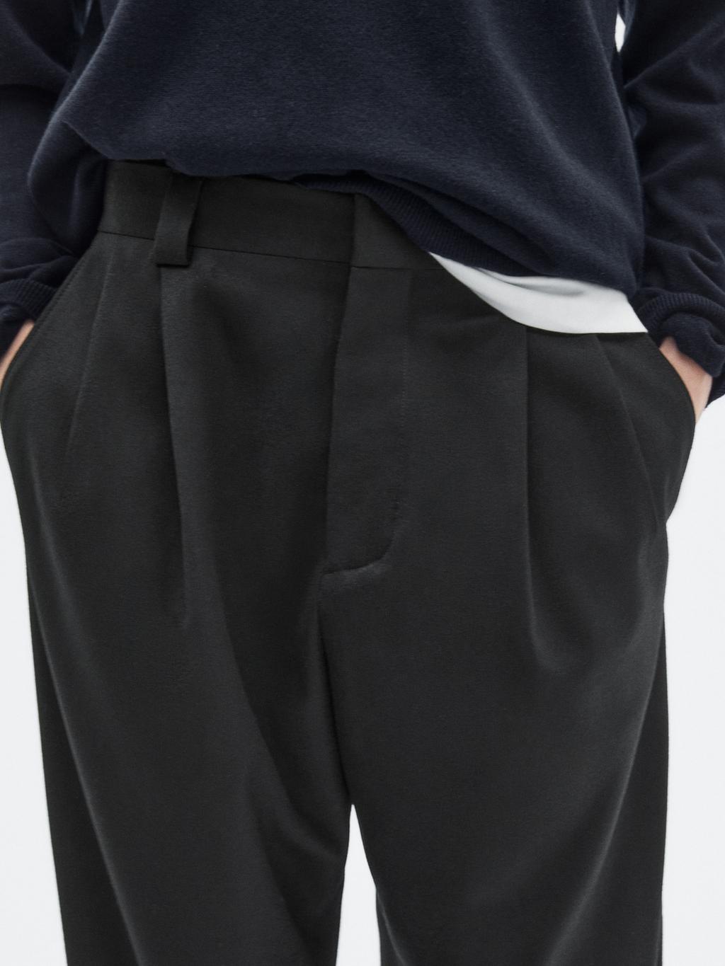 Flannel suit trousers - LIMITED